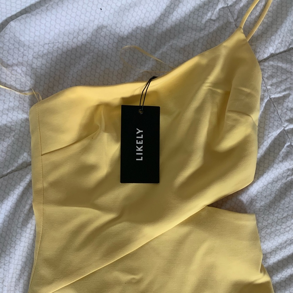 Beautiful yellow prom dress! Brand new with tags!